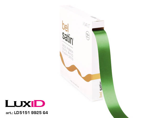 Bel satin 64 apple green 25mm x 100m